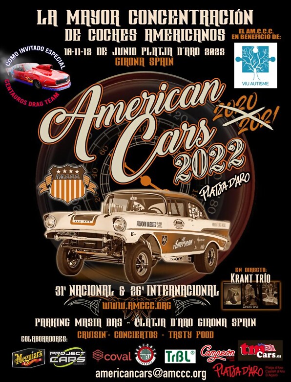 Club de Coches Clásicos Americanos Amercan cars patja d Aro 2022