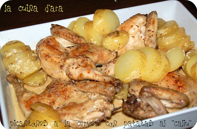 Cafetito La Comida Del Domingo Picantones A La Cerveza Con Patatas Al Caliu Punto De Encuentro