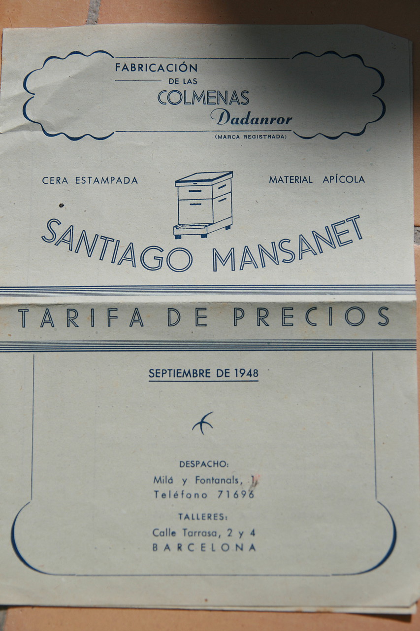 Comunidad de foros de Apicultura - CATALOGO Y PRECIOS DEL AÑO 1948 - Foro para fotos