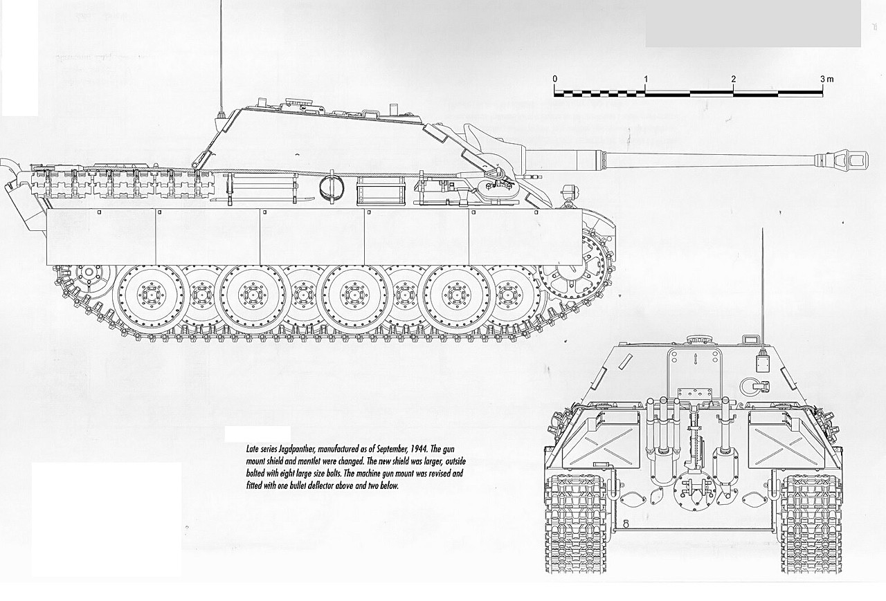 Чертежи танка ягдпантера