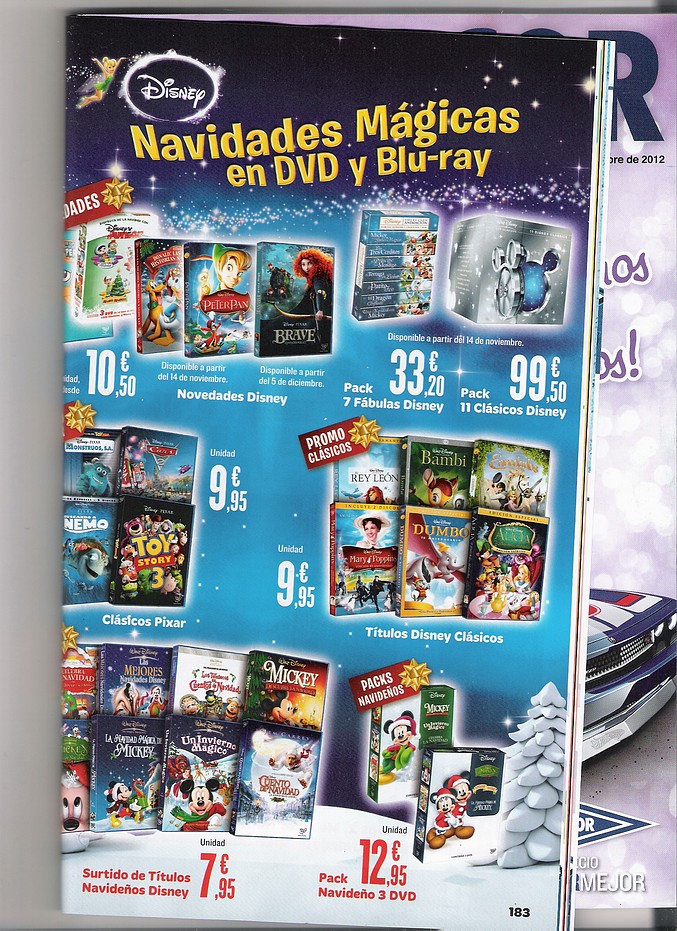 Más que Disney Ofertas ediciones en dvd y bluray Disney's Fast Play