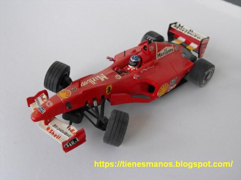 El Ferrari F1 2000 de slot