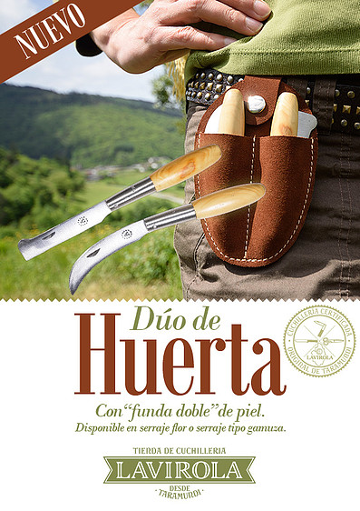 Cuchillo de queso punta doble boj ilustración Taramundi - LAVIROLA ·  Navajas y Cuchillos de Taramundi