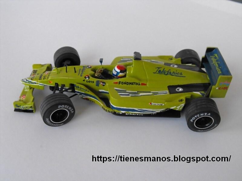 Minardi M02 del año 2000 de Marc Gené de slot