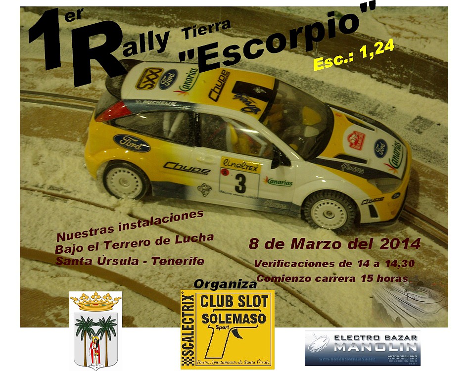 Slot Y Scalextric En Canarias Rally Tierra 124 8 Marzo