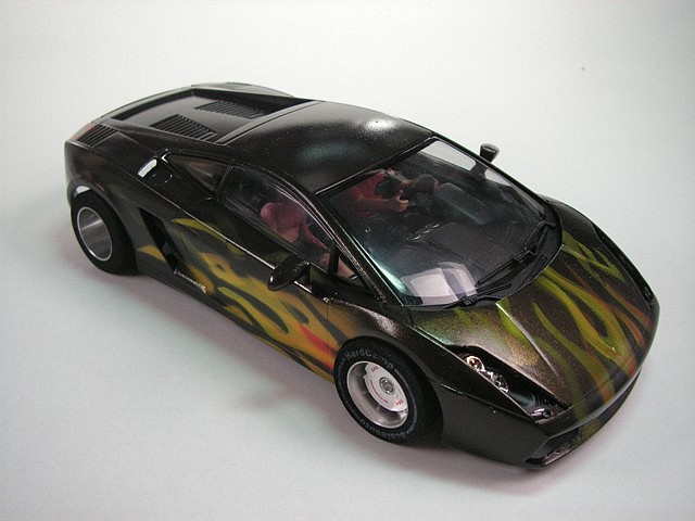 Slot Adictos - lamborghini 1/24 flaming - Scratch & Building