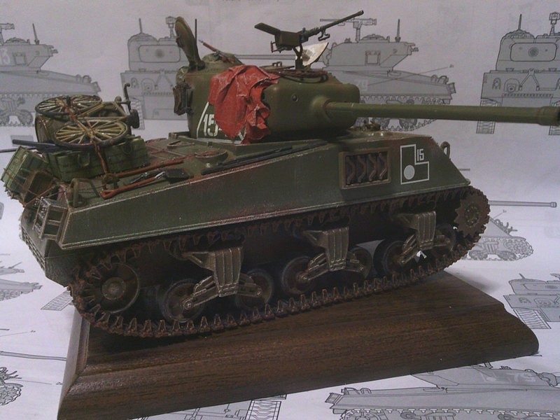 6483 техника и вооружение m4a2 76mm wet шерман 1 35