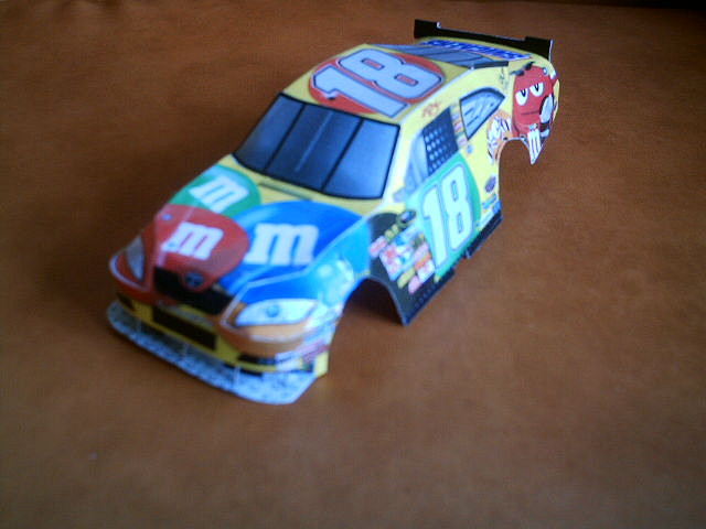 NASCAR Papercraft Kyle Busch Car