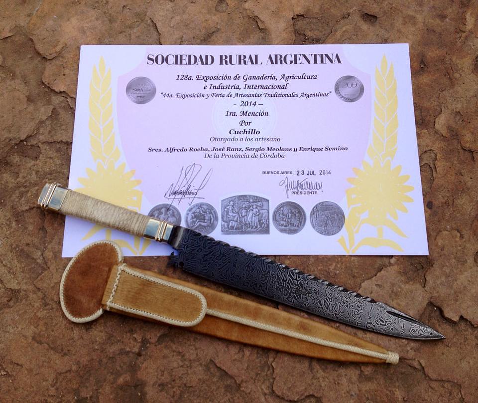 Cuchillo para caza y campo Onza - Cuchillos Artesanales Ruiz