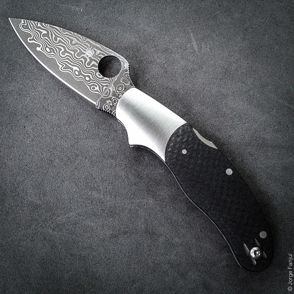 Navaja Spyderco Caly 3.5 Carbon Fiber ZDP 189