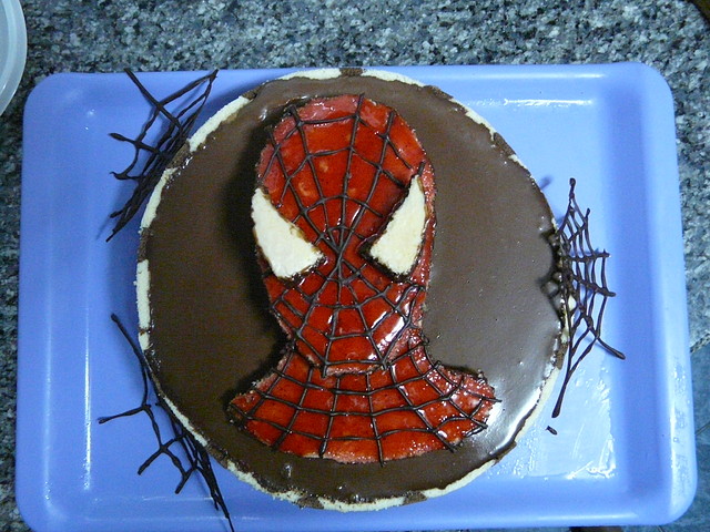 Foro de celiacos y relacionados - TARTA SPIDERMAN - Recetas