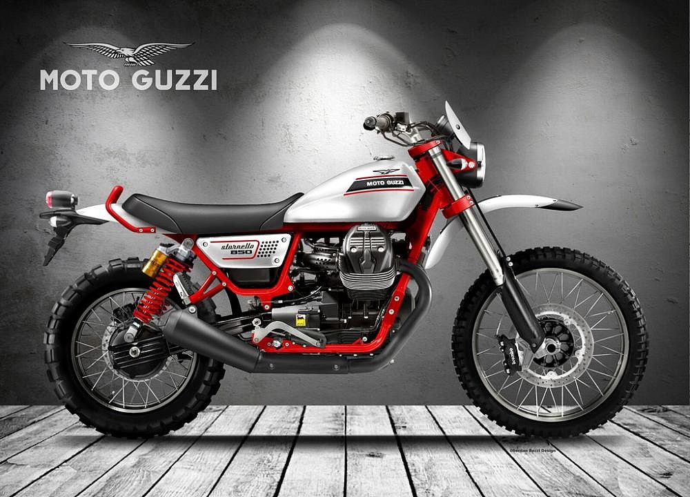 GUZZISTAS - MAS VISIONES DE OBERDAN BEZZI: MOTO GUZZI STORNELLO 850 - Mundo  Guzzi