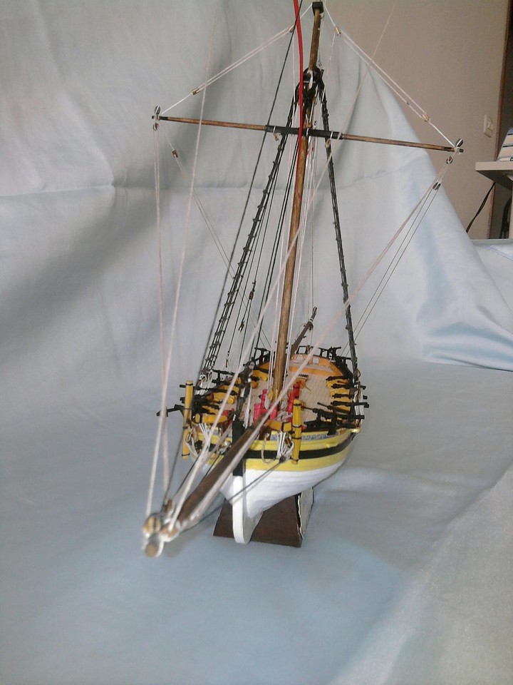 Maqueta Naval del H.M.S. BELLONA. Modelismo Naval