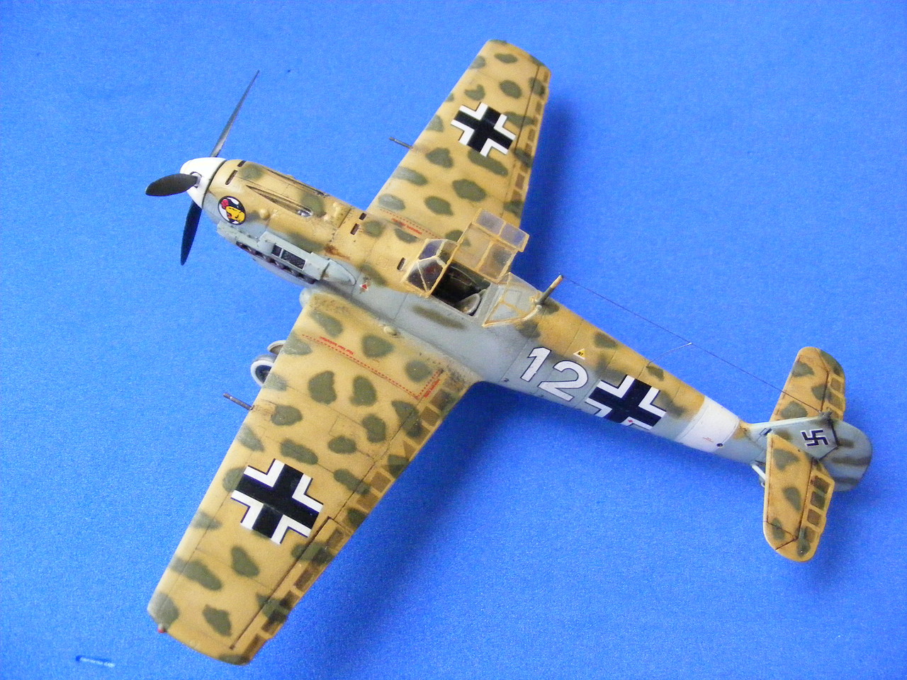 Unosetentaydos - Messerschmitt Bf-109 E4 Trop Hobby Boss 1/72 ...