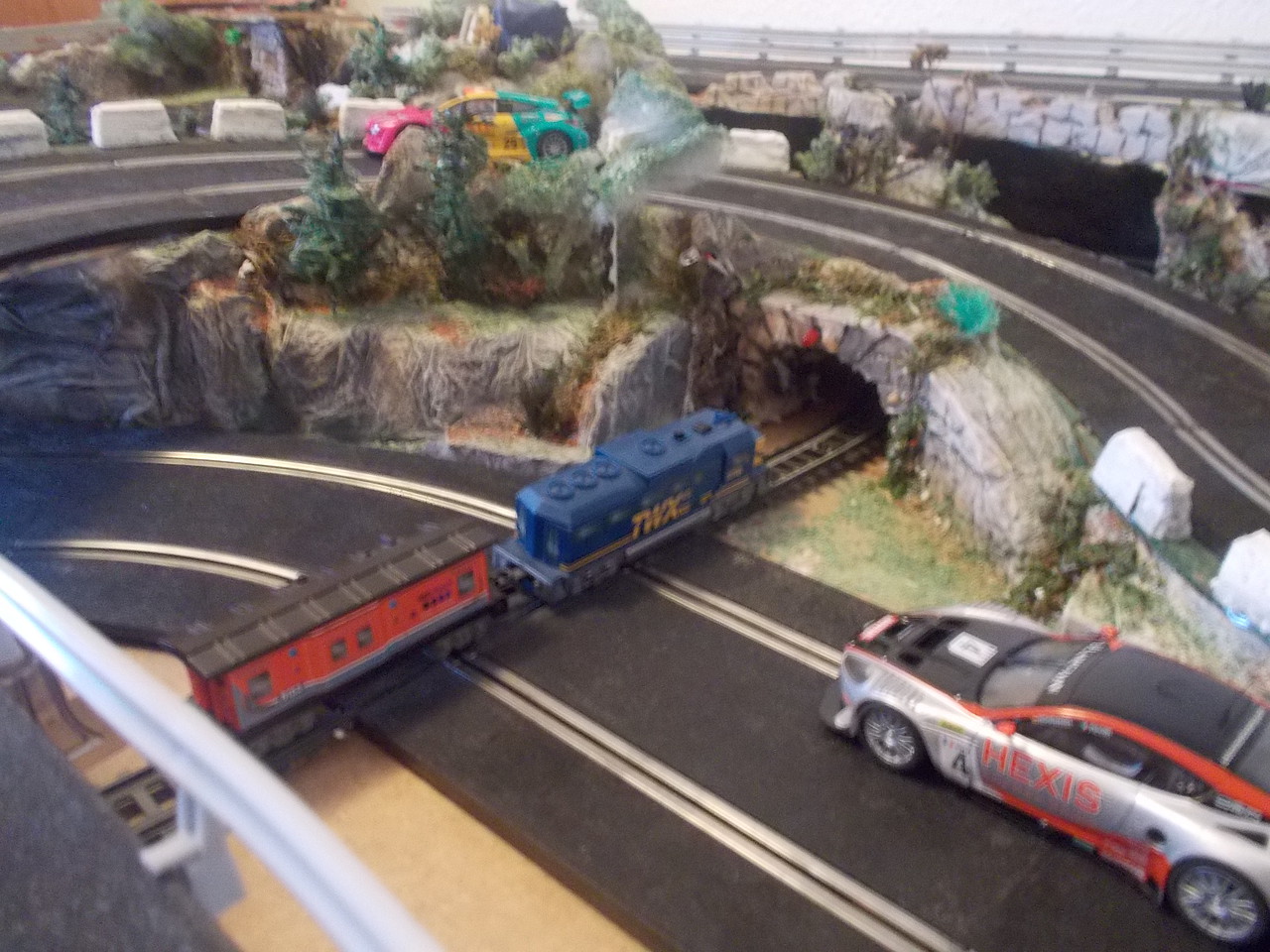 scalextric de trenes