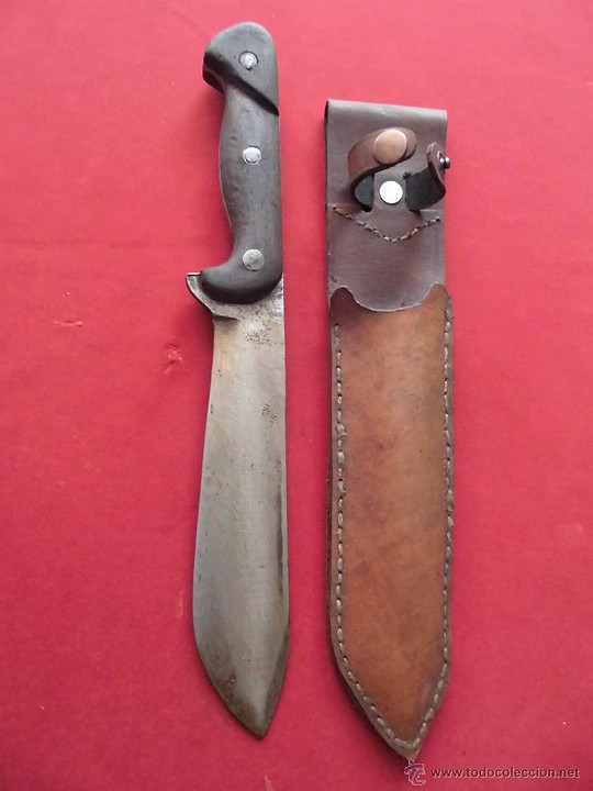 cuchillo caza artesanal - Compra venta en todocoleccion