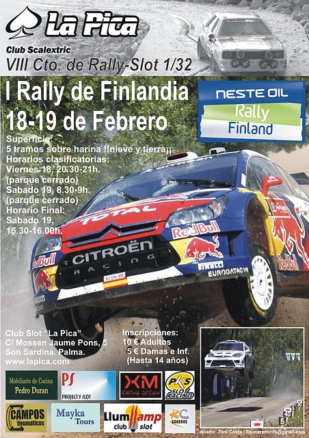 Slot Adictos Rally Finlandia 18 19 Febrero En La Pica Rally Raid 1 32
