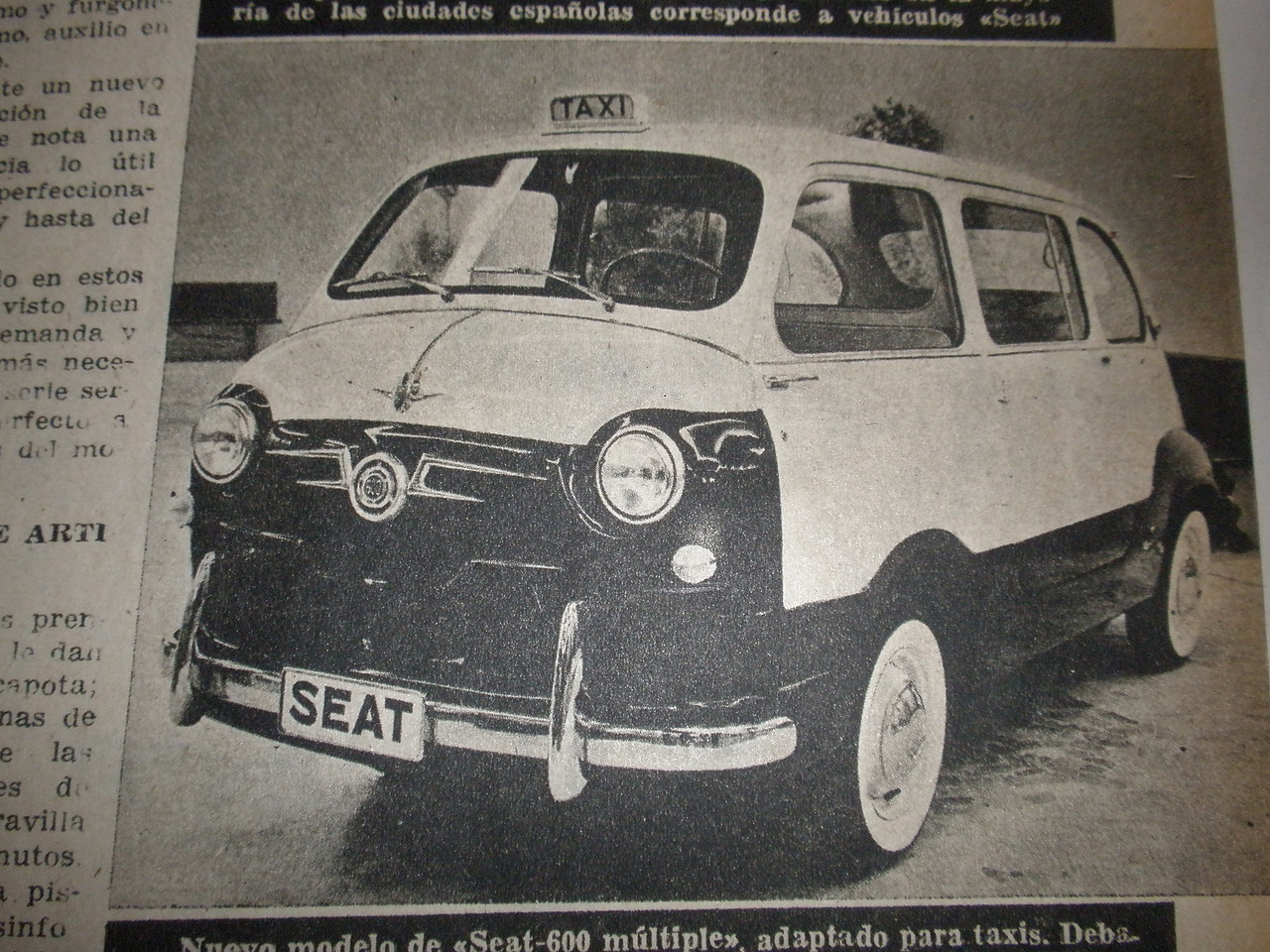 SEAT 600 Múltiple, la versión del 600 de la que apenas se hicieron