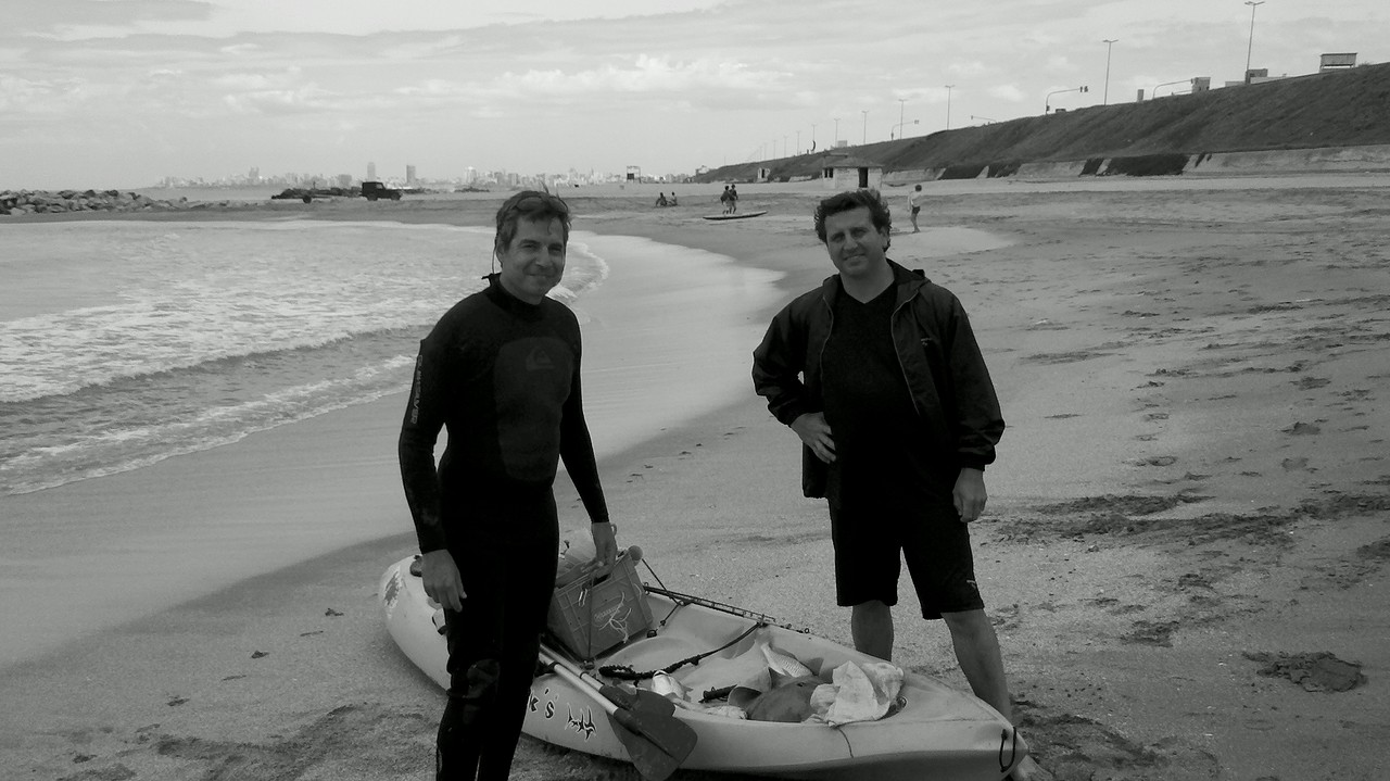 Disfraz de Pescador Salido con Pirañas para Hombre