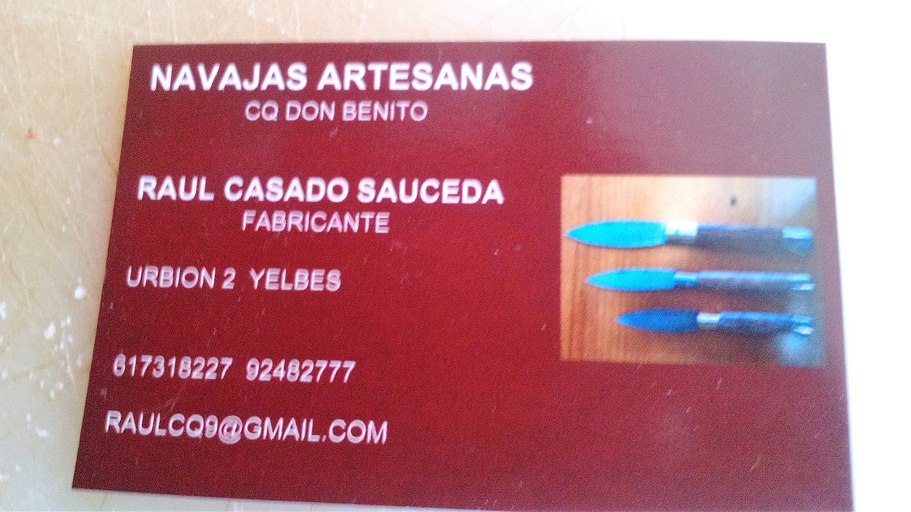 Raúl Casado Sauceda - Fabricación de navajas artesanas