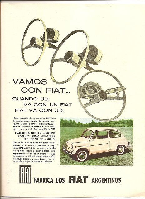 Fiat 600 Club - Pasión por el Fitito - Publicidades fiat 600 (argentinas) -  Originales