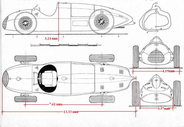 Plano del Alfa Romeo 512