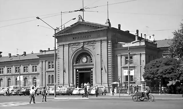 Belgrad - ehemaliger Bahnhof, 1969