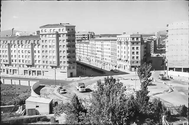 Vitoria Gasteiz - Plaza de Lovaina, 1961