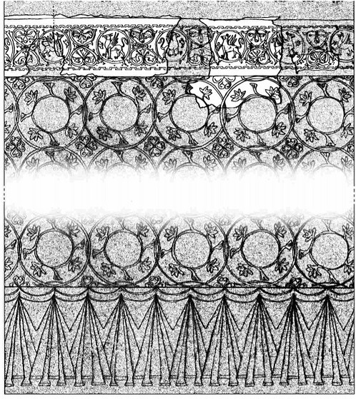 Cubicolo di Niccolo III frammenti affreschi 4