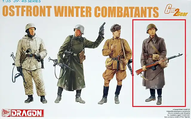 Dragon - Ostfront winter combatants - 1-72 1