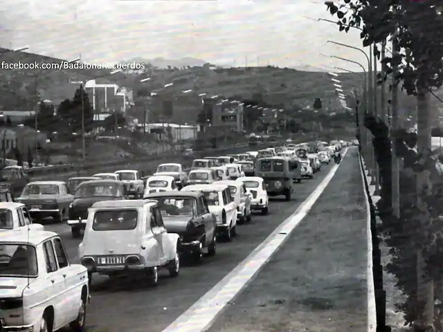 Badalona Autopista C-31 Barcelona 1969