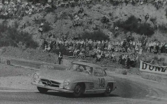 Mercedes 300 SL - TdF'56 - Stirling Moss - George Houel - 01