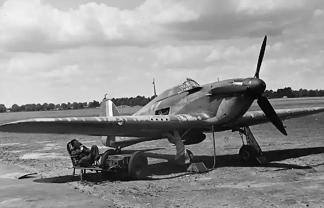 Hawker Hurricane MK I del 85 esquadrn. Verano 1940. Batalla de Inglaterra