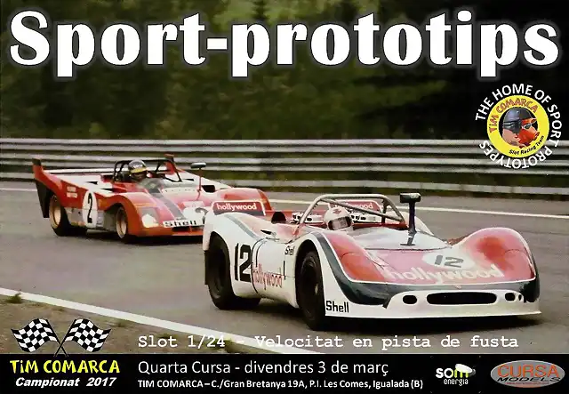 Cartell Sport-prototips - Cursa 4