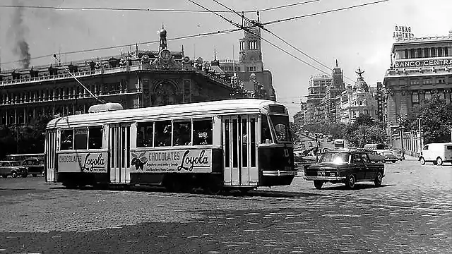 Madrid Plaza Cibeles 1962