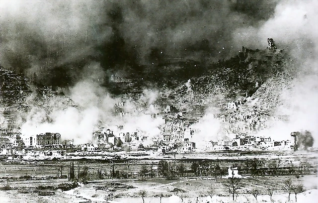 bombardeo Cassino