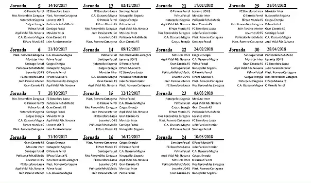 CALENDARIO_PRIMERA_DIVISION_LNFS_2017_18-2