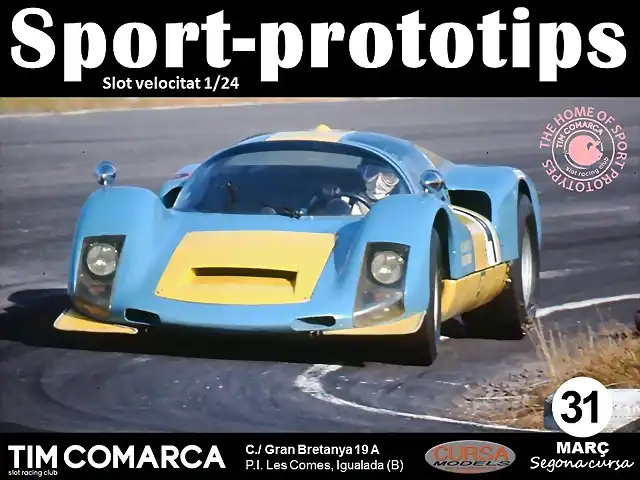 Cartell Sport-prototips - cursa 2