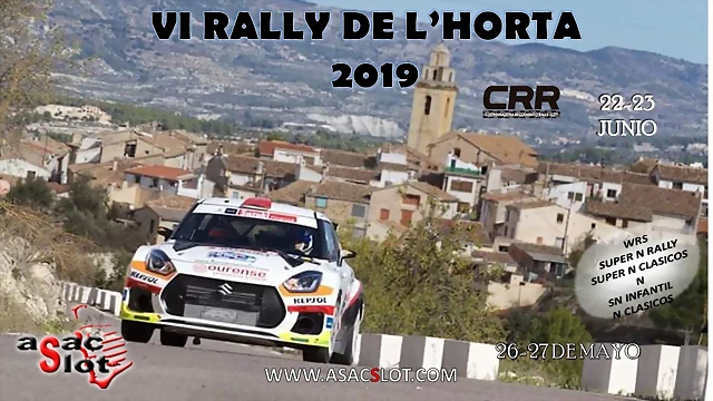 CARTEL VI RALLY DE L?HORTA 2019