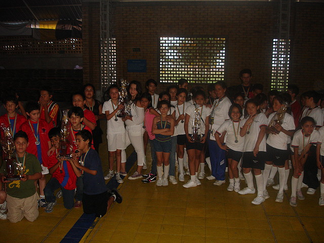 niños participantes del torneo 2011