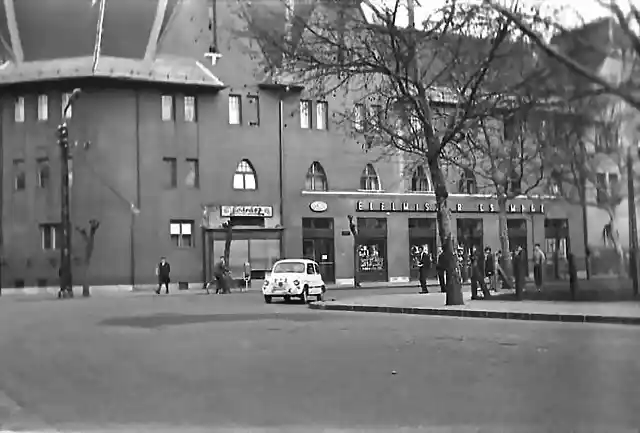 Ungarn, Wekerle - Hauptplatz, 1966 Ungarn, Wekerle - Hauptplatz, 1966