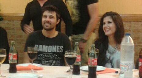 Hugo y María en la cena 10 Hugo y María en la cena 10