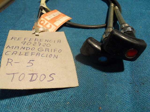 Cables calefacion Renault 5(20euros)