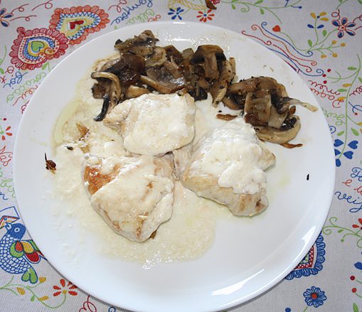 Pechugas rellenas con championes