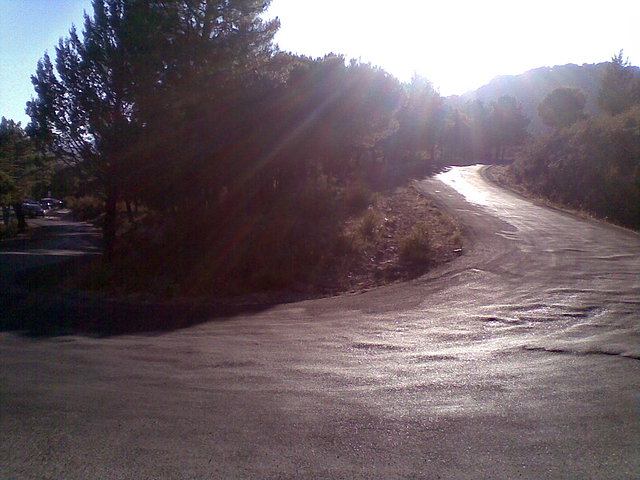 Pedriza, curva de Subida