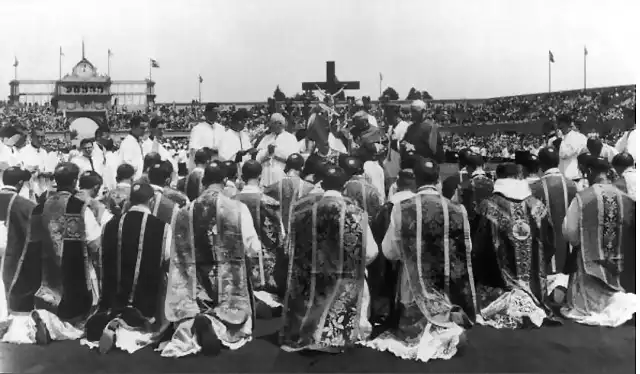 ordenacion barcelona monjuic 1952 estadio