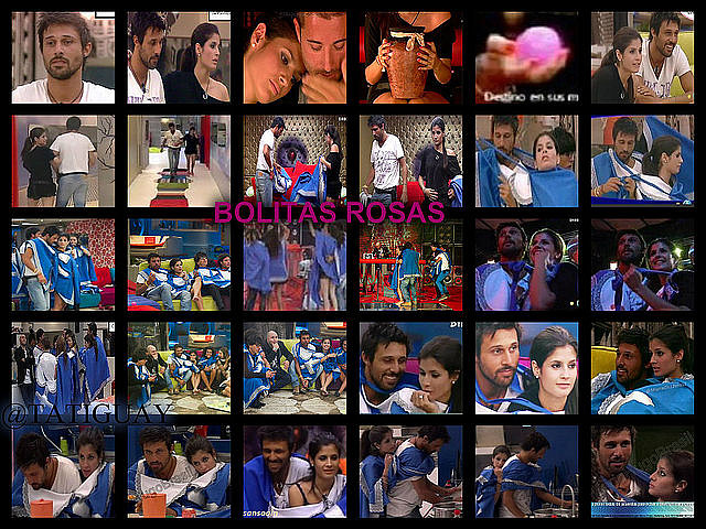 Collage bolitas rosas Collage bolitas rosas