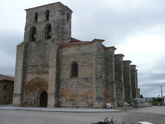 Burgos VILLADIEGO  IGLESIA DE SANTA MARIA.SXVTARDO GOTICA