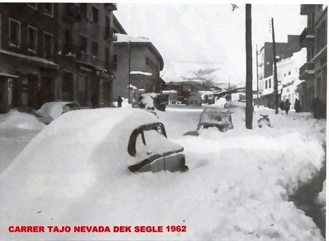 Barcelona nevada 1962 c. Tajo Barcelona nevada 1962 c. Tajo
