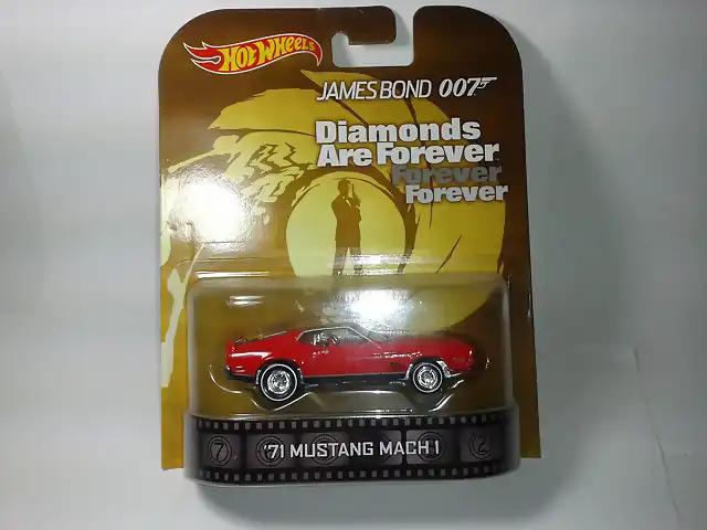 71 MUSTANG MACH 1 RETRO ENTERTAINMENT SERIES (ROJO) JAMES BOND